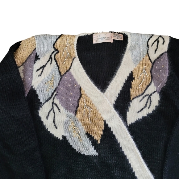 Joeclyn Smith Knitted Sweater Size Small, 80s Original Vintage Incredible Piece - Picture 3 of 5